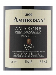 Nicolis Angelo Amarone della Valpolicella Classico Ambrosan 2000 1500ml
