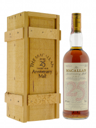 麦卡伦 1964 年份 25 年周年纪念麦芽威士忌（1989年装瓶) 单一麦芽威士忌750ml (木盒装)