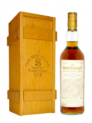 Macallan 1966 25 Year Old Anniversary Malt (Bottled 1991) Single Malt 700ml w/wooden box