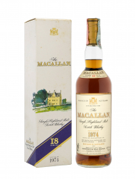 Macallan 1974 18 Year Old Sherry Oak (Bottled 1992) Single Malt 700ml w/box