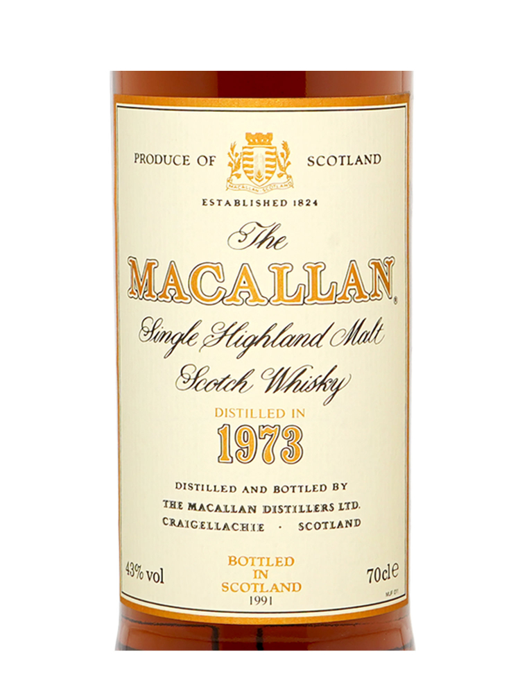 Macallan 1973 18 Year Old Sherry Oak (bottled 1991) w/box