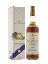 Macallan 1980 18 Year Old Sherry Oak (Bottled 1998) Single Malt 700ml w/box