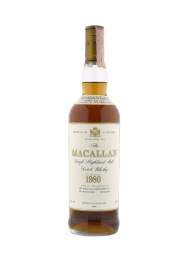 麦卡伦 1980 年 18 年雪莉桶陈酿（1998年装瓶）单一麦芽威士忌 700ml 无盒装