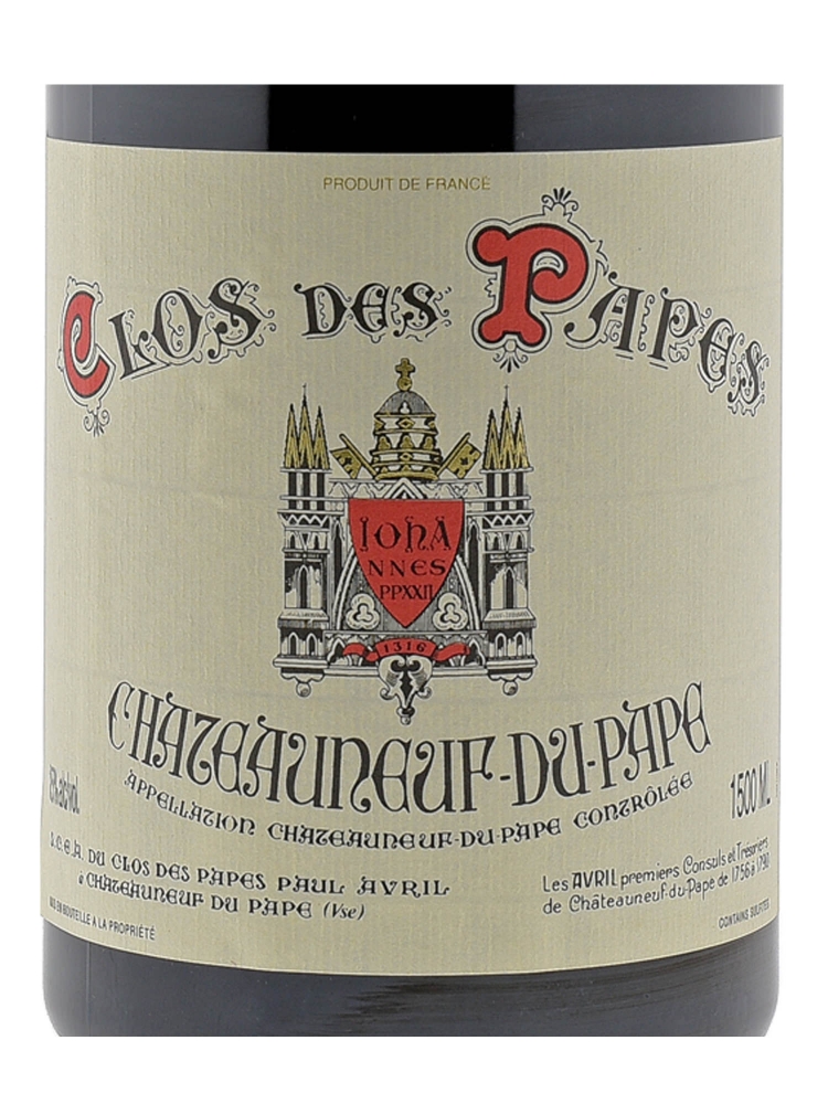 Paul Avril Clos des Papes Chateauneuf-du-Pape 2012 1500ml