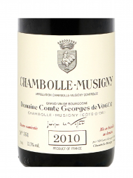 Comte Georges de Vogue Chambolle Musigny 2010