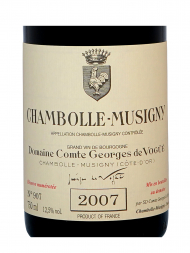 Comte Georges de Vogue Chambolle Musigny 2007