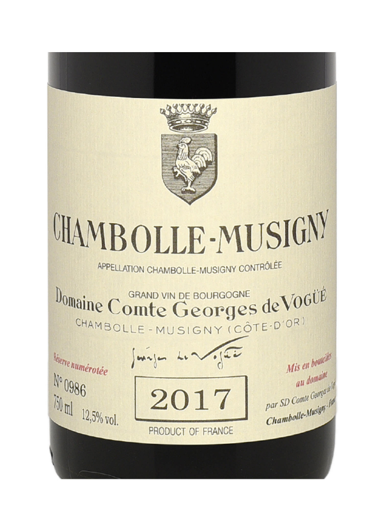 Comte Georges de Vogue Chambolle Musigny 2017