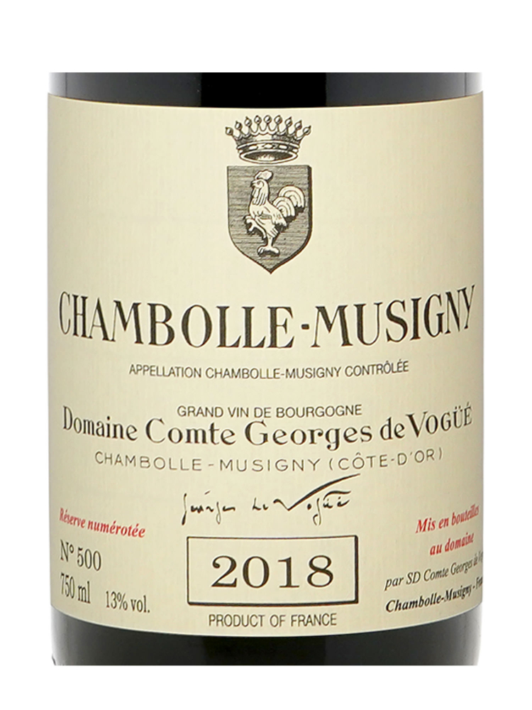 Comte Georges de Vogue Chambolle Musigny 2018