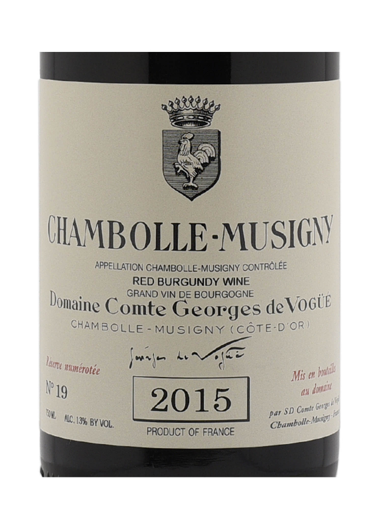 Comte Georges de Vogue Chambolle Musigny 2015