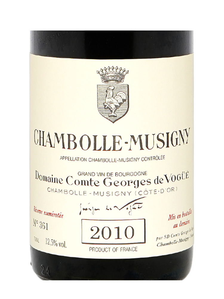 Comte Georges de Vogue Chambolle Musigny 2010
