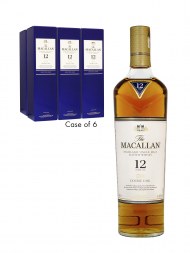Macallan  12 Year Old Double Cask Single Malt Whisky 700ml w/box - 6bots