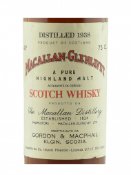 Macallan Glenlivet 1938 35 Year Old Gordon & Macphail Pure Malt 750ml w/box