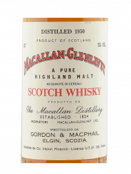 Macallan Glenlivet 1950 25 Year Old Gordon & Macphail Pure Malt 750ml no box