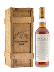 麦卡伦25年周年纪念麦芽单一麦芽威士忌威士忌700ml（木盒装)