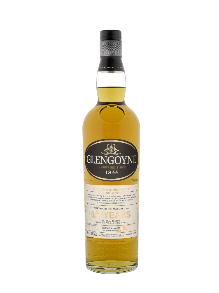 Glengoyne 15 Year Old Single Malt Whisky 700ml