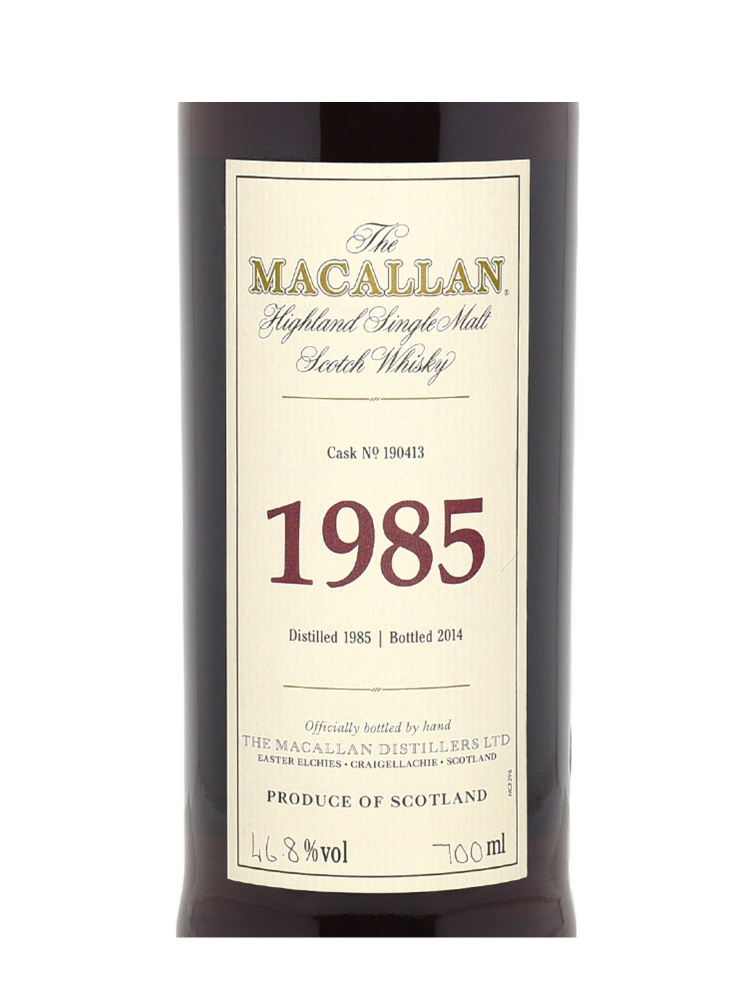 Macallan 1985 29 Year Old Fine & Rare Cask 190413 (Bottled 2014) Single Malt 700ml w/box