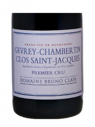 Bruno Clair Gevrey Chambertin Clos St Jacques 1er Cru 2015