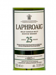 Laphroaig  25 Year Old Single Malt Whisky (Edition 2021) 700ml w/box