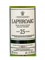 Laphroaig  25 Year Old Single Malt Whisky (Edition 2019) 700ml w/box