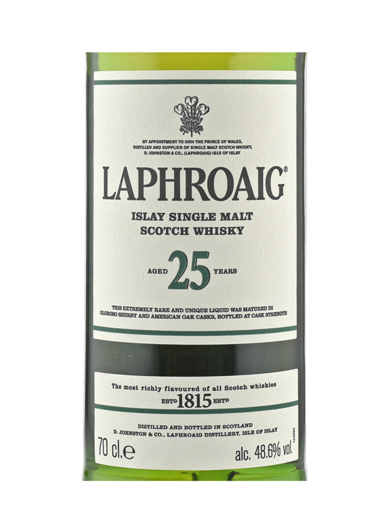 Laphroaig  25 Year Old Single Malt Whisky (Edition 2016) 700ml w/box