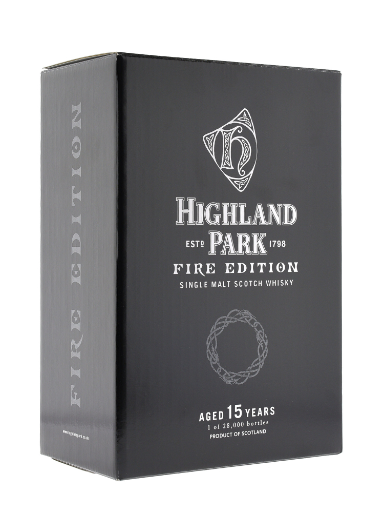 Highland Park  15 Year Old Fire Edition Single Malt Whisky 700ml w/box