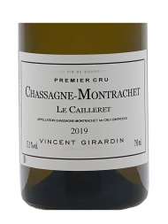 Vincent Girardin Chassagne Montrachet Le Cailleret 1er Cru 2019