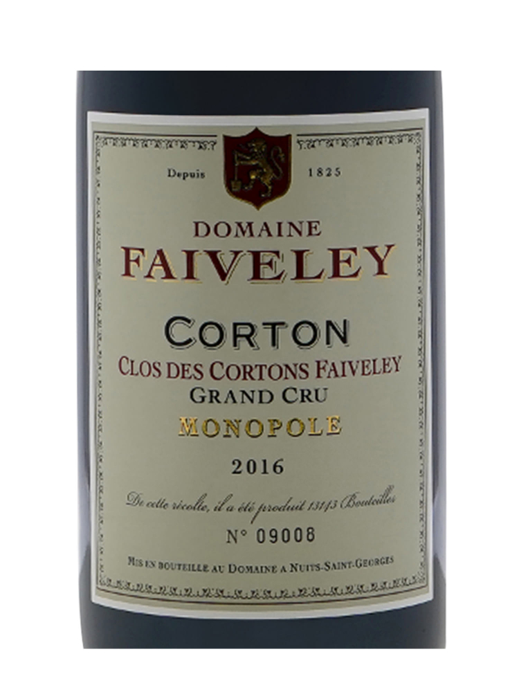 Faiveley Corton Clos des Cortons Grand Cru 2016
