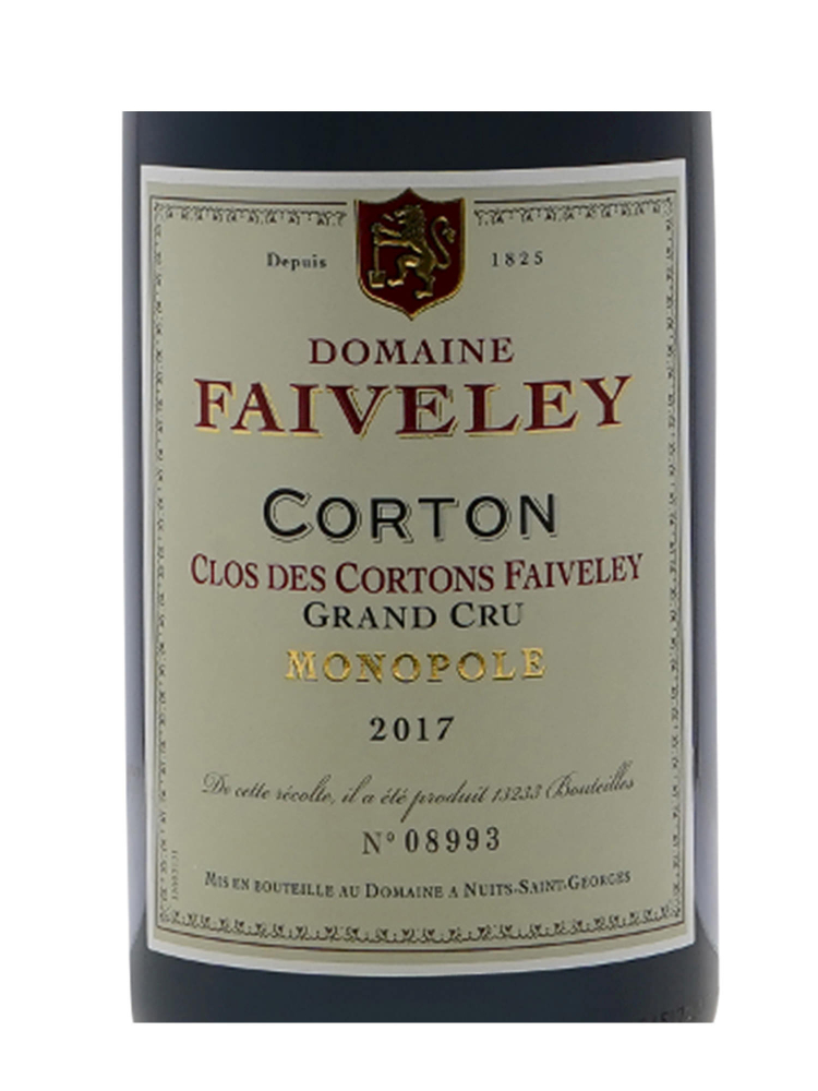 Faiveley Corton Clos des Cortons Grand Cru 2017