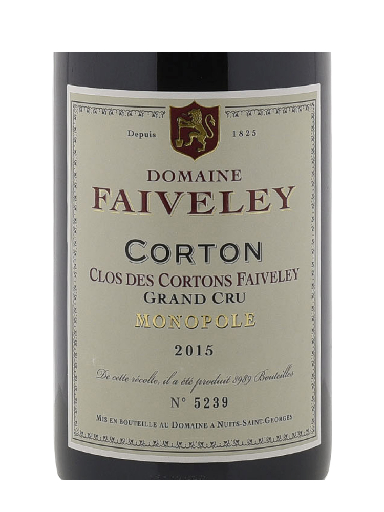 Faiveley Corton Clos des Cortons Grand Cru 2015