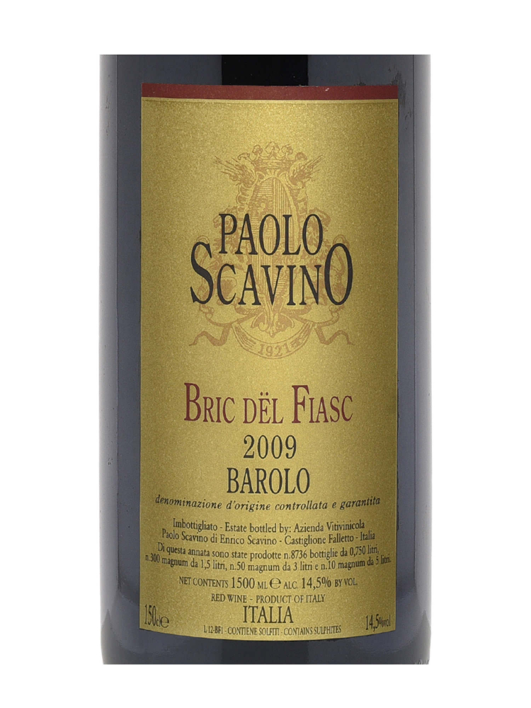 Paolo Scavino Barolo Bric del Fiasc 2009 1500ml