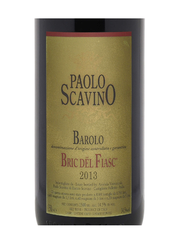 Paolo Scavino Barolo Bric del Fiasc 2013 1500ml w/box