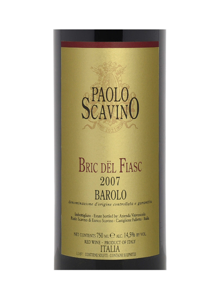 Paolo Scavino Barolo Bric del Fiasc 2007
