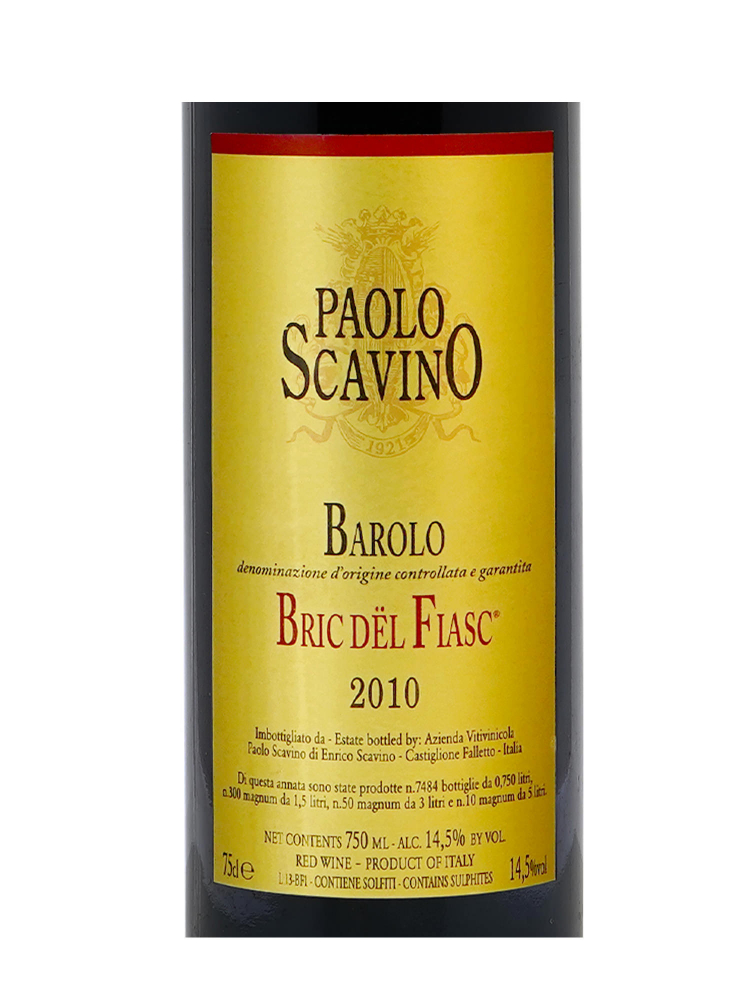 Paolo Scavino Barolo Bric del Fiasc 2010