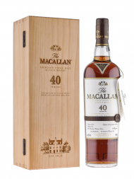 麦卡伦 40 年雪利桶单一麦芽苏格兰威士忌2016年度发行（带木盒）700ml