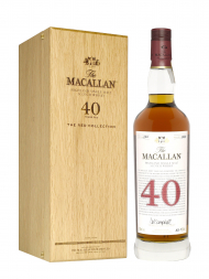 麦卡伦  40 年陈酿雪利桶红色珍藏（2020装瓶）单一麦芽威士忌 700ml