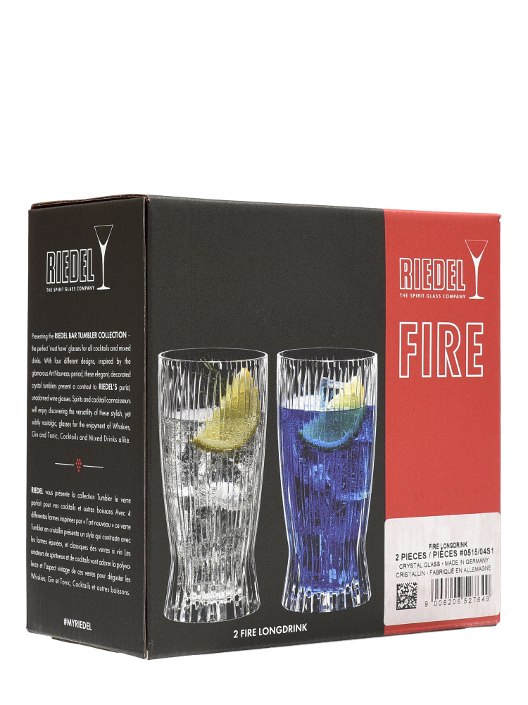 Riedel Glass Tumbler Collection Fire Long Drink 515/04 S1 (set of 2)