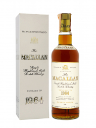 Macallan 1964 18 Year Old Sherry Oak (Bottled 1981) Single Malt 750ml w/box