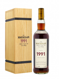 麦卡伦 1991 年份25 年珍稀系列 7021号酒桶（2016年装瓶) 单一麦芽威士忌 700ml (盒装)