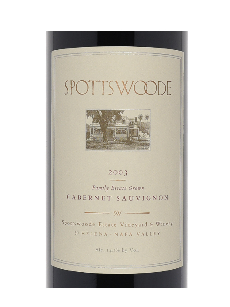 Spottswoode Cabernet Sauvignon 2003