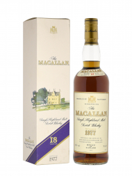 Macallan 1977 18 Year Old Sherry Oak (Bottled 1995) Single Malt 700ml w/box