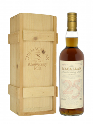 麦卡伦 1971 年份 25 年陈酿周年麦芽系列威士忌（1997 年装瓶) 单一麦芽威士忌 700ml (木盒装)