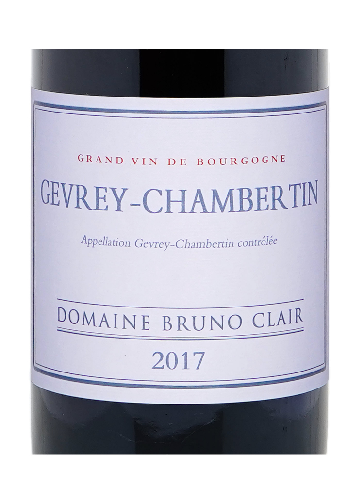 Bruno Clair Gevrey Chambertin 2017