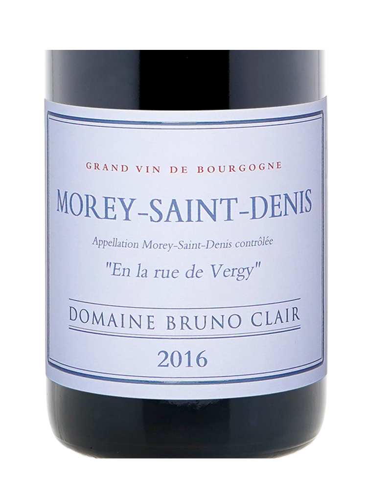 Bruno Clair Morey St Denis En la Rue de Vergy 2016 - 6bots
