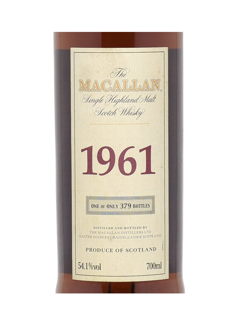 Macallan 1961 40 Year Old Fine & Rare Single Malt 700ml w/box