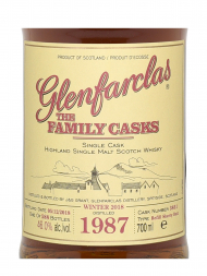 Glenfarclas Family Cask 1987 31 Year Old Cask 3831 W18 Refill Sherry Butt Single Malt 700ml
