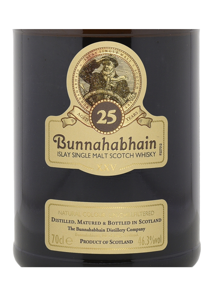 Bunnahabhain 25 Year Old XXV Single Malt 700ml w/box