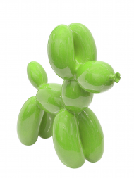 Sculpture Resin Dog Balloon M10849 Green