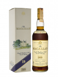 Macallan 1969 18 Year Old Sherry Oak (Bottled 1988) Single Malt 750ml w/box