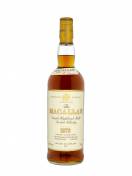 Macallan 1972 18 Year Old Sherry Oak (Bottled 1990) Single Malt 750ml no box