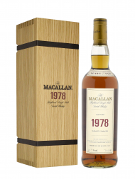 麦卡伦 1978 年份 39 年陈酿珍稀系列 13810 号木桶（2018 年装瓶）单一麦芽威士忌 700ml  (盒装)